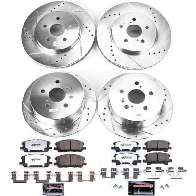 Power Stop 04-06 Lexus RX330 Front & Rear Z36 Truck & Tow Brake Kit
