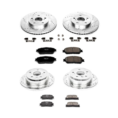 Power Stop 02-03 Lexus ES300 Front & Rear Z23 Evolution Sport Brake Kit