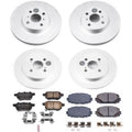 Power Stop 12-18 Toyota Yaris Front & Rear Z17 Evolution Geomet Coated Brake Kit