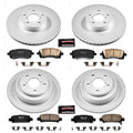 Power Stop 02-03 Subaru Impreza Front & Rear Z17 Evolution Geomet Coated Brake Kit