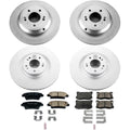 Power Stop 15-16 Hyundai Genesis Front & Rear Z17 Evolution Geomet Coated Brake Kit
