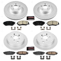 Power Stop 10-13 Subaru Forester Front & Rear Z17 Evolution Geomet Coated Brake Kit