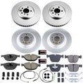 Power Stop 10-15 BMW 550i GT Front & Rear Z23 Evolution Sport Coated Brake Kit