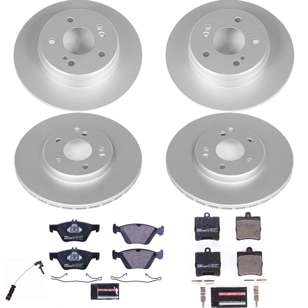 Power Stop 01-04 Mercedes-Benz SLK320 Front & Rear Euro-Stop Brake Kit