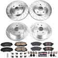 Power Stop 12-17 Toyota Prius V Front & Rear Z23 Evolution Sport Brake Kit