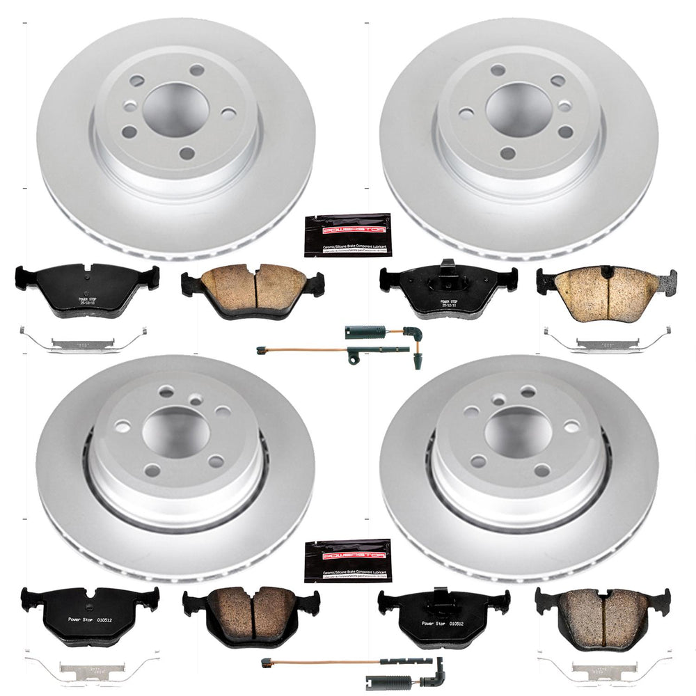 Power Stop 04-10 BMW X3 Front & Rear Z23 Evolution Sport Coated Brake Kit