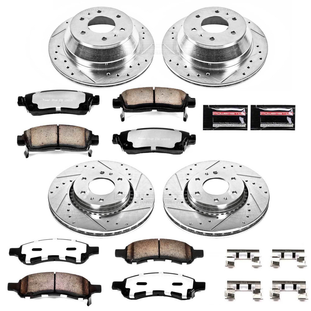 Power Stop 06-07 Buick Rainier Front & Rear Z36 Truck & Tow Brake Kit