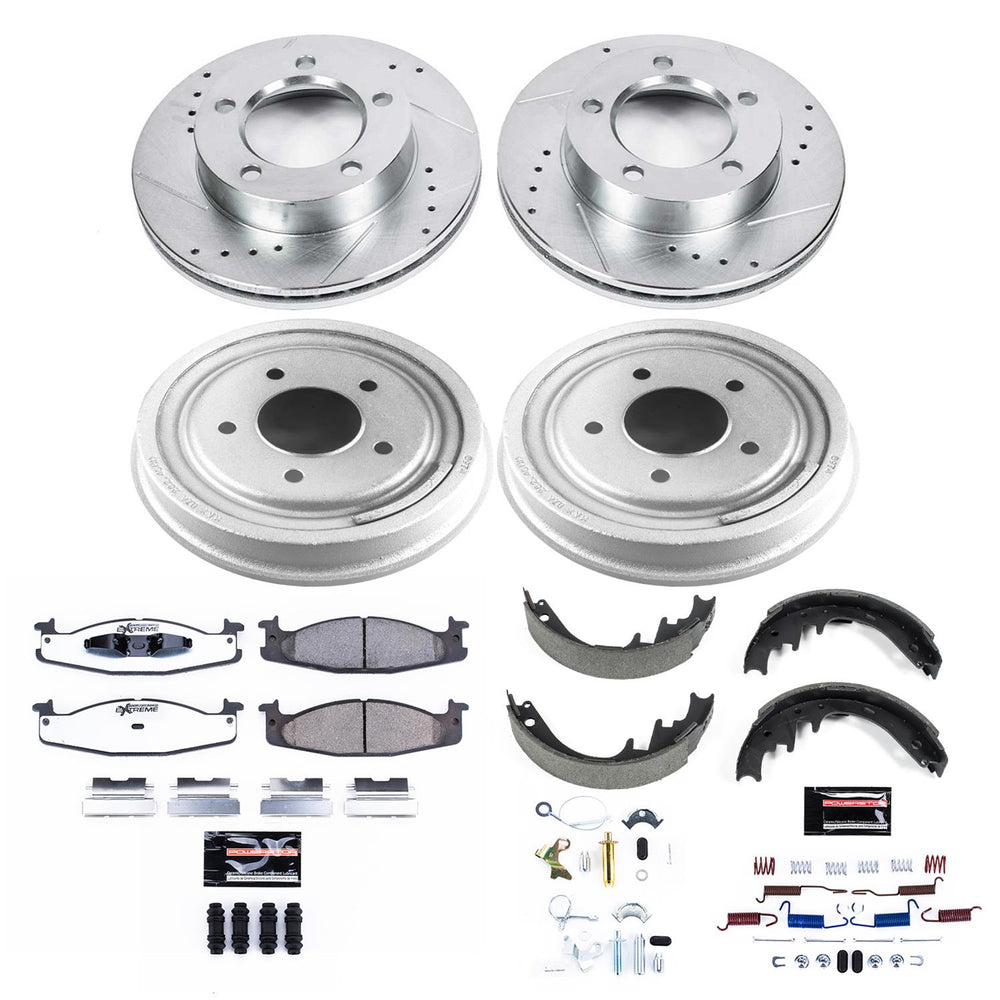 Power Stop 94-96 Ford F-150 Front & Rear Z36 Truck & Tow Brake Kit