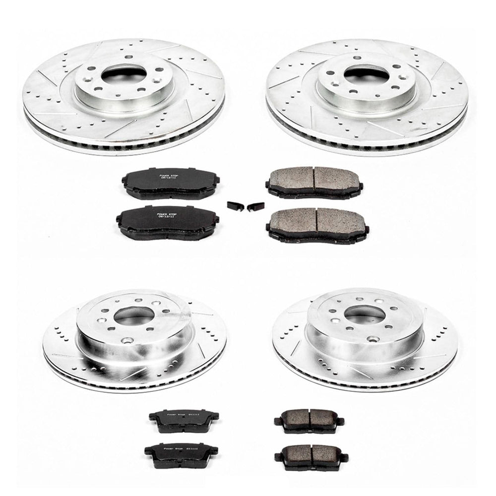Power Stop 07-15 Mazda CX-9 Front & Rear Z23 Evolution Sport Brake Kit
