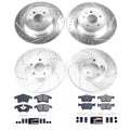 Power Stop 17-19 Lincoln MKZ Front & Rear Z23 Evolution Sport Brake Kit