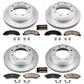 Power Stop 00-05 Ford Excursion Front & Rear Z17 Evolution Geomet Coated Brake Kit