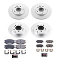 Power Stop 10-11 Kia Soul Front & Rear Z17 Evolution Geomet Coated Brake Kit