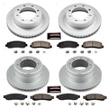 Power Stop 10-11 Ford F-350 Super Duty Front & Rear Z17 Coated Brake Kit