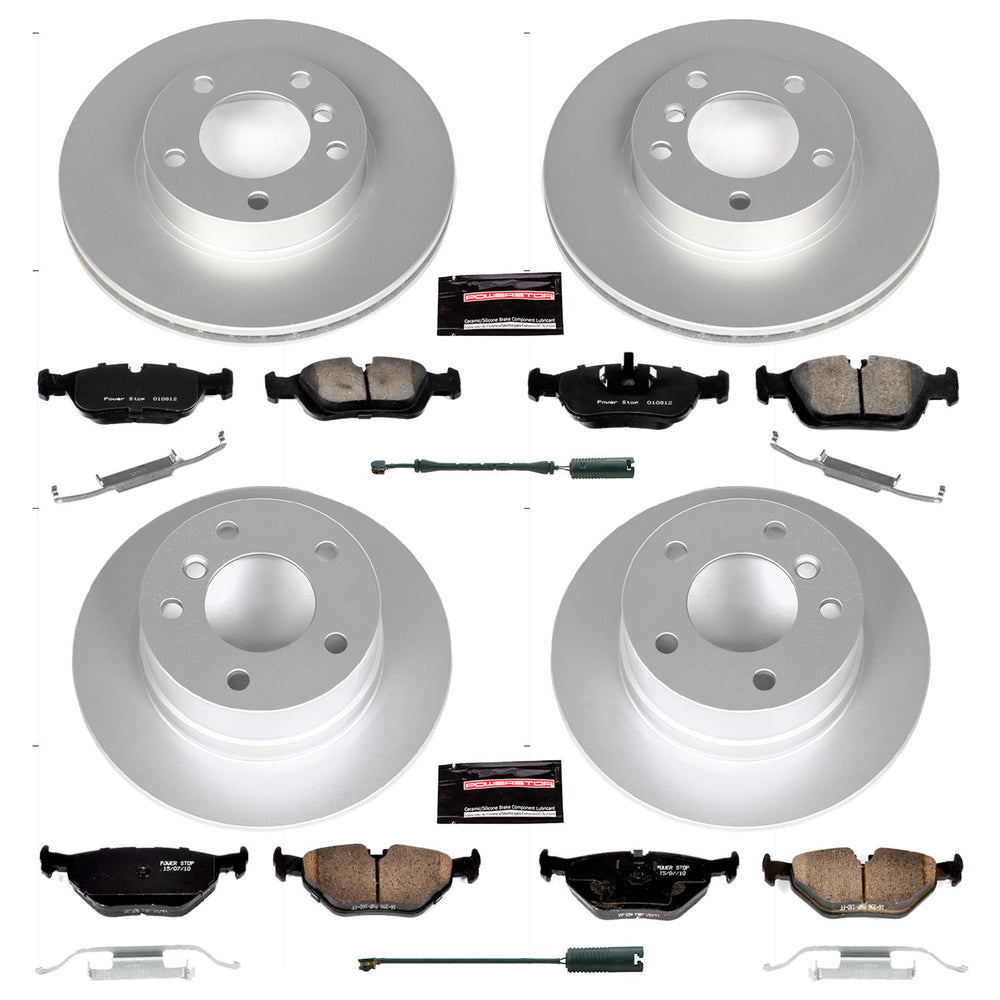 Power Stop 97-02 BMW Z3 Front & Rear Z23 Evolution Sport Coated Brake Kit