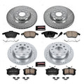 Power Stop 2013 Audi A3 Front & Rear Z23 Evolution Sport Brake Kit
