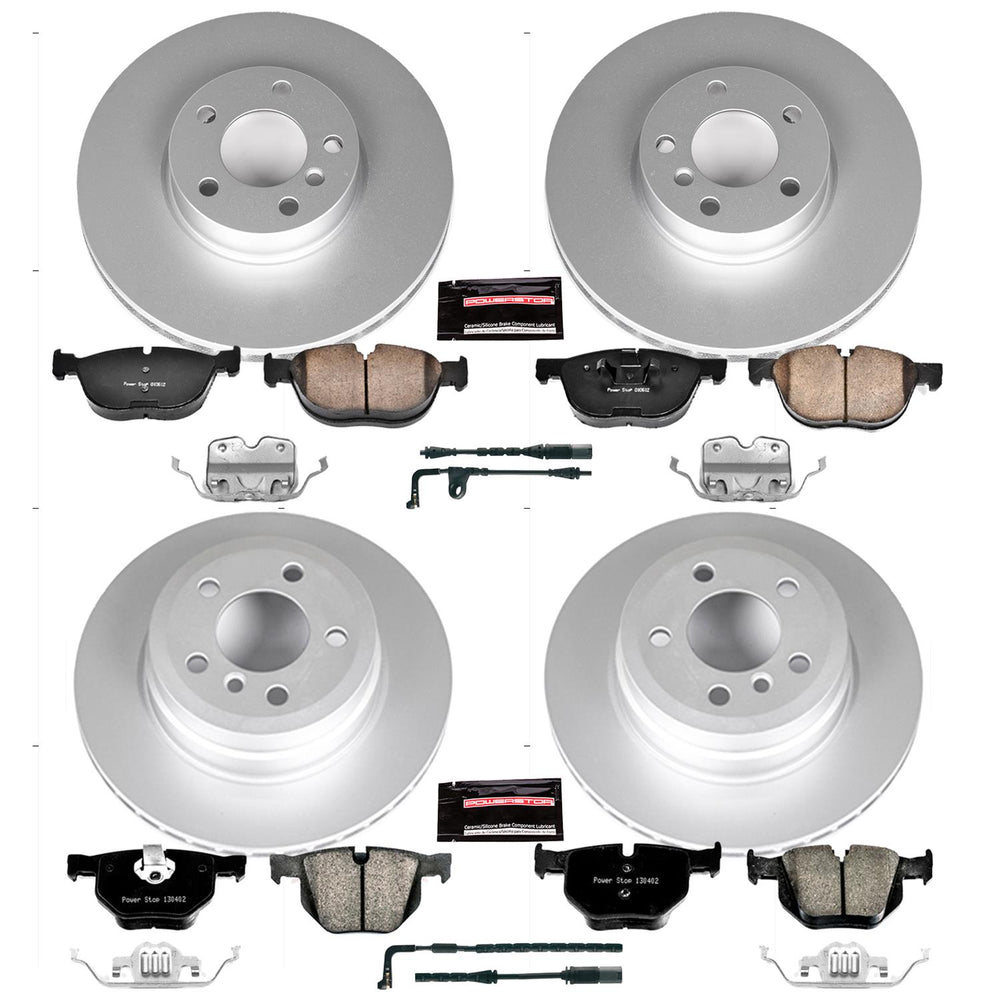 Power Stop 07-10 BMW X5 Front & Rear Z23 Evolution Sport Coated Brake Kit