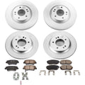 Power Stop 17-19 Hyundai Sonata Front & Rear Z17 Evolution Geomet Coated Brake Kit