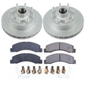 Power Stop 03-04 Ford F-350 Super Duty Front Z17 Coated Brake Kit