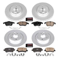 Power Stop 11-14 Volvo S60 Front & Rear Z23 Evolution Sport Coated Brake Kit