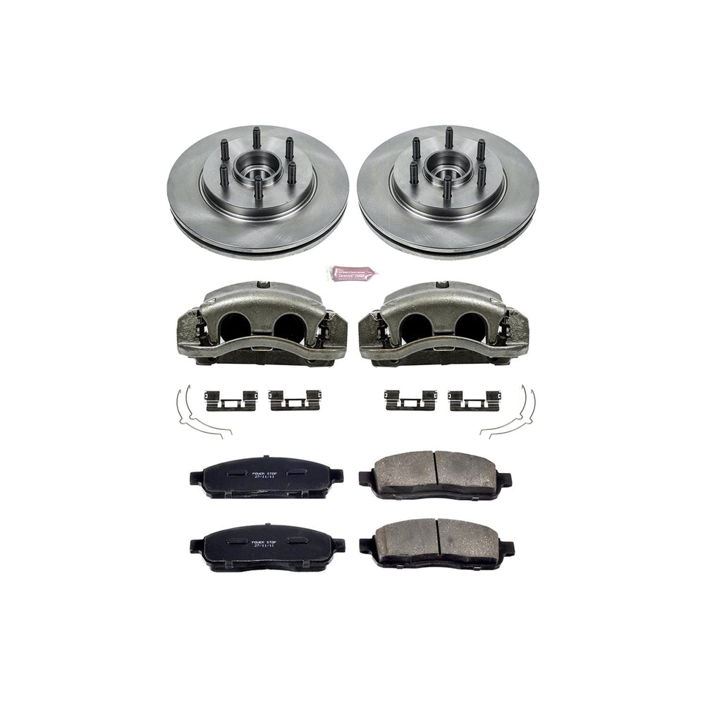Power Stop 06-08 Lincoln Mark LT Front Autospecialty Kit w/Cals