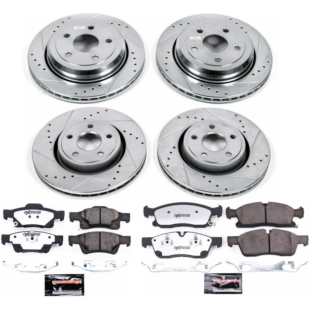Power Stop 16-19 Jeep Grand Cherokee Front & Rear Z36 Truck & Tow Brake Kit