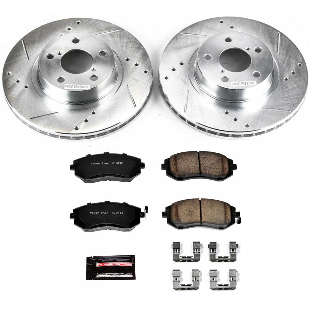 Power Stop 05-06 Saab 9-2X Front Z23 Evolution Sport Brake Kit w/Calipers