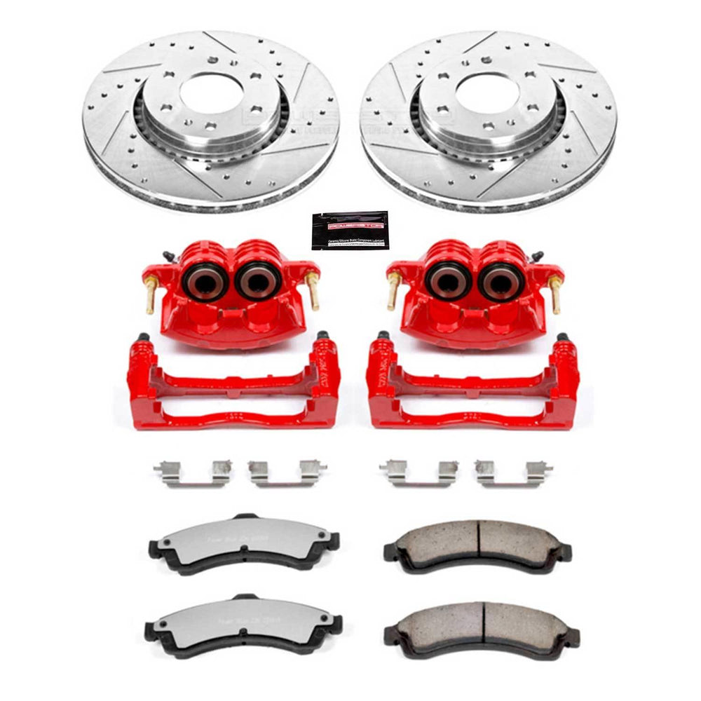 Power Stop 04-05 Buick Rainier Front Z36 Truck & Tow Brake Kit w/Calipers