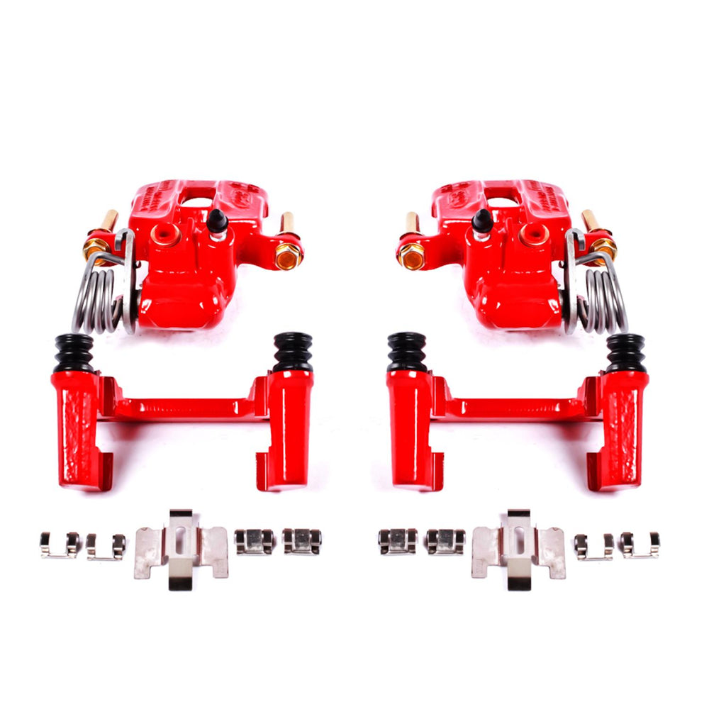 Power Stop 94-98 Ford Mustang Front & Rear Z26 Street Warrior Brake Kit w/Calipers