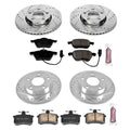 Power Stop 99-01 Audi A4 Quattro Front & Rear Z26 Street Warrior Brake Kit