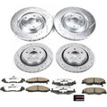 Power Stop 06-09 Cadillac XLR Front & Rear Z26 Street Warrior Brake Kit