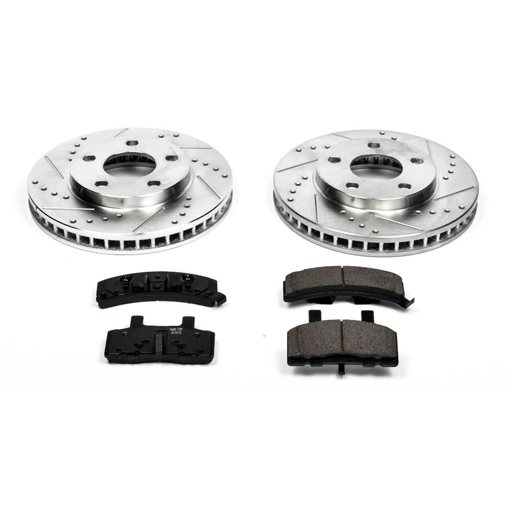 Power Stop 90-93 Cadillac DeVille Front Z23 Evolution Sport Brake Kit w/Calipers