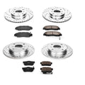 Power Stop 93-96 Honda Prelude Front & Rear Z23 Evolution Sport Brake Kit