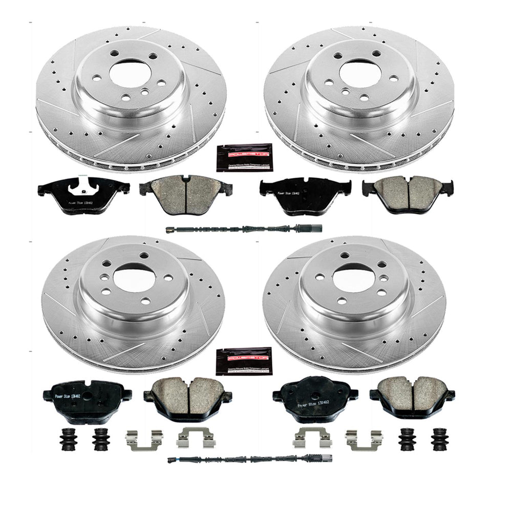 Power Stop 14-16 BMW 535d Front & Rear Z23 Evolution Sport Brake Kit