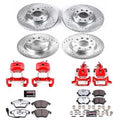 Power Stop 2010 Volkswagen Golf Front & Rear Z26 Street Warrior Brake Kit w/Calipers
