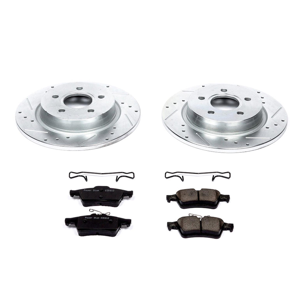 Power Stop 06-13 Volvo C70 Front & Rear Z23 Evolution Sport Brake Kit
