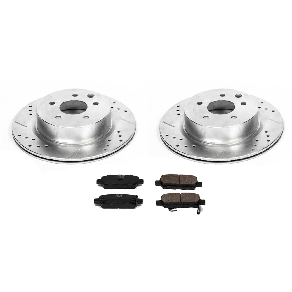 Power Stop 05-08 Infiniti G35 Rear Z23 Evolution Sport Brake Kit w/Calipers