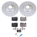 Power Stop 2018 Mercedes-Benz C350e Front Euro-Stop Brake Kit