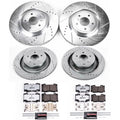 Power Stop 08-13 Infiniti G37 Front & Rear Z26 Street Warrior Brake Kit