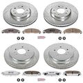 Power Stop 03-05 Cadillac CTS Front & Rear Z26 Street Warrior Brake Kit