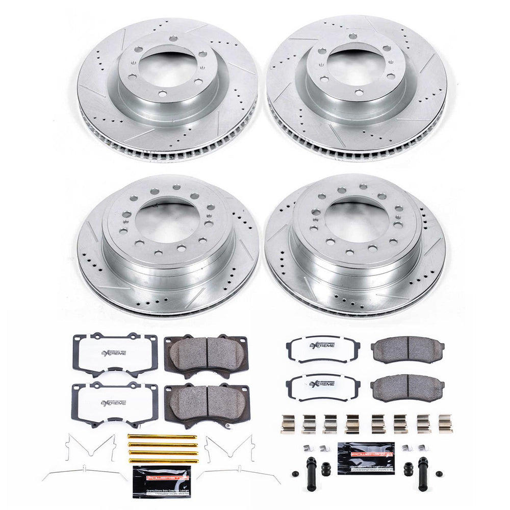 Power Stop 10-19 Lexus GX460 Front & Rear Z36 Truck & Tow Brake Kit