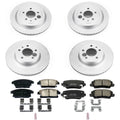 Power Stop 13-15 Cadillac ATS Front & Rear Z17 Evolution Geomet Coated Brake Kit