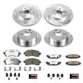 Power Stop 18-19 Subaru Crosstrek Front & Rear Z26 Street Warrior Brake Kit