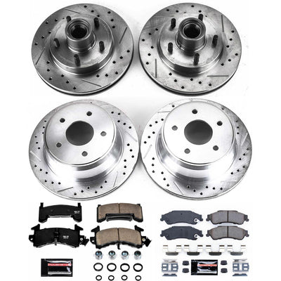 Power Stop 98-03 Chevrolet S10 Front & Rear Z23 Evolution Sport Brake Kit
