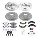 Power Stop 2012 Honda Civic  Front & Rear Z26 Street Warrior Brake Kit