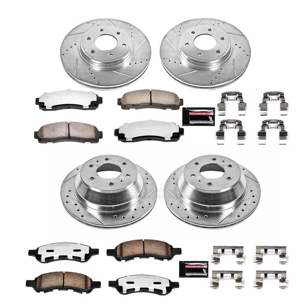 Power Stop 06-09 Chevrolet Trailblazer Front & Rear Z36 Truck & Tow Brake Kit
