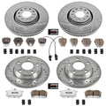 Power Stop 01-05 Audi Allroad Quattro Front & Rear Z26 Street Warrior Brake Kit