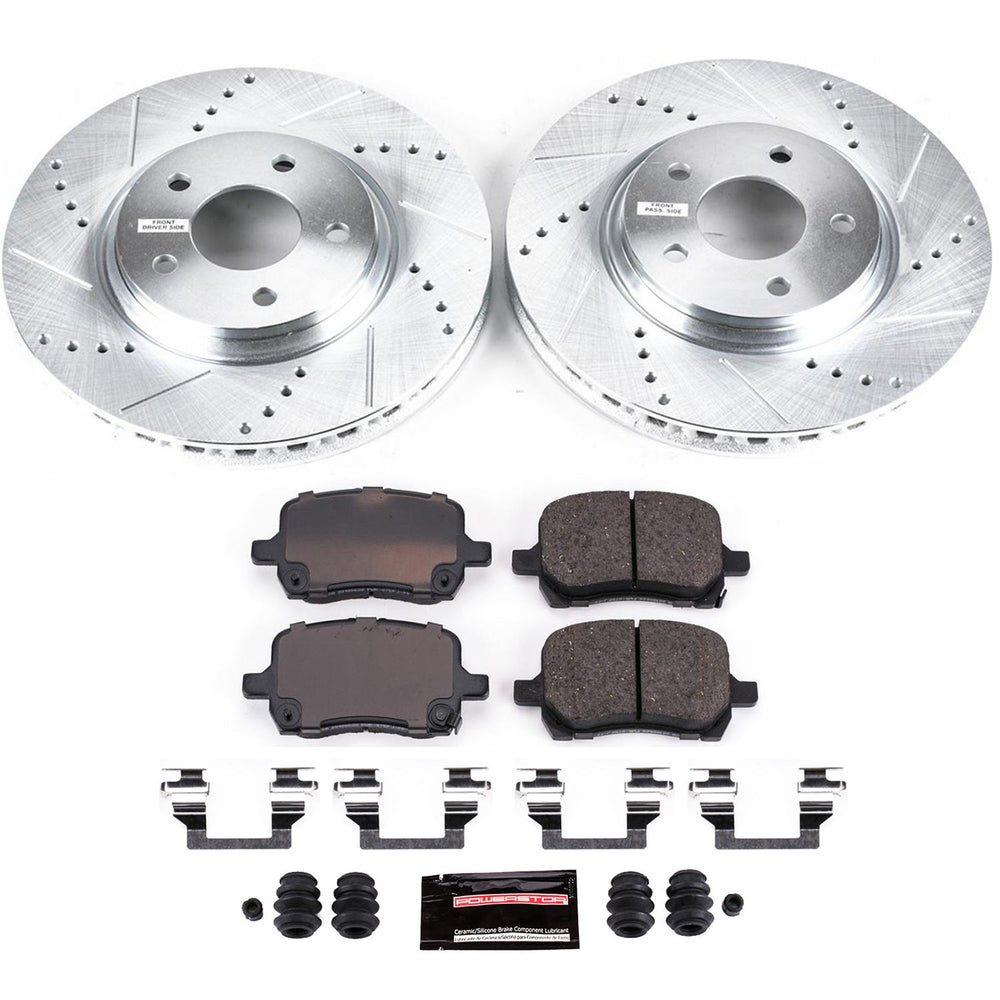 Power Stop 04-08 Chevrolet Malibu Front Z23 Evolution Sport Brake Kit w/Calipers