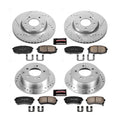 Power Stop 10-13 Kia Forte Front & Rear Z23 Evolution Sport Brake Kit