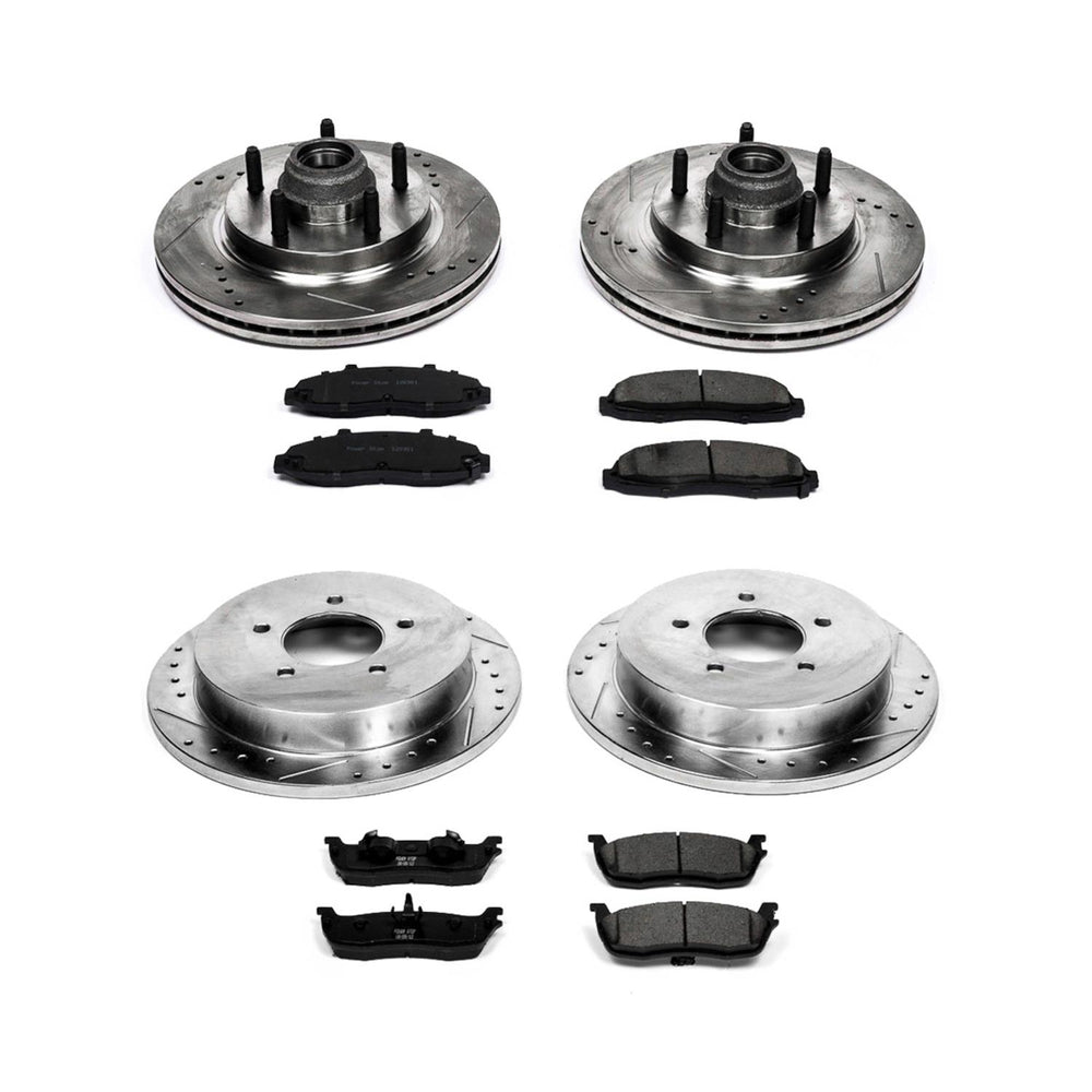 Power Stop 00-03 Ford F-150 Front & Rear Z23 Evolution Sport Brake Kit