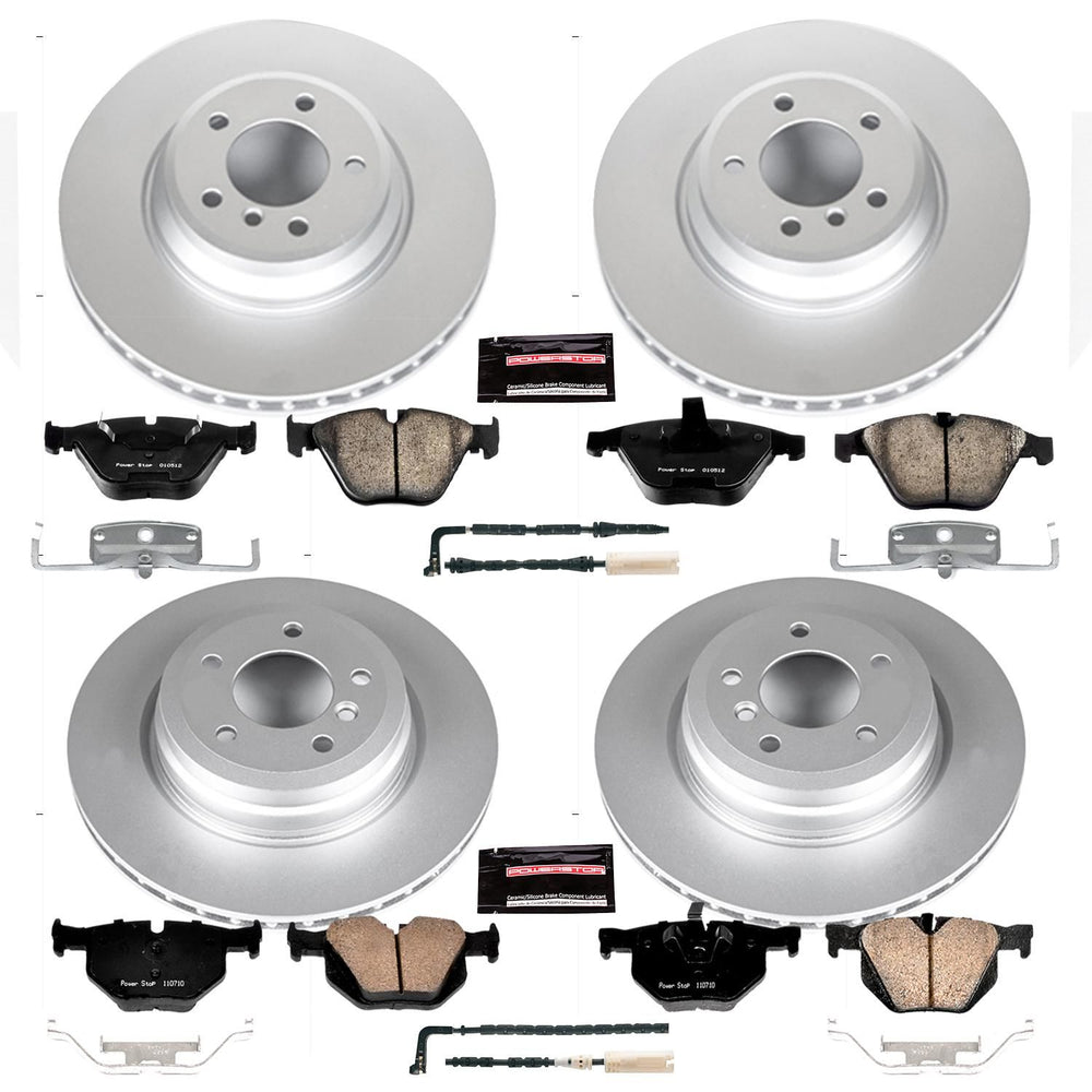 Power Stop 2009 BMW 335d Front & Rear Z23 Evolution Sport Coated Brake Kit